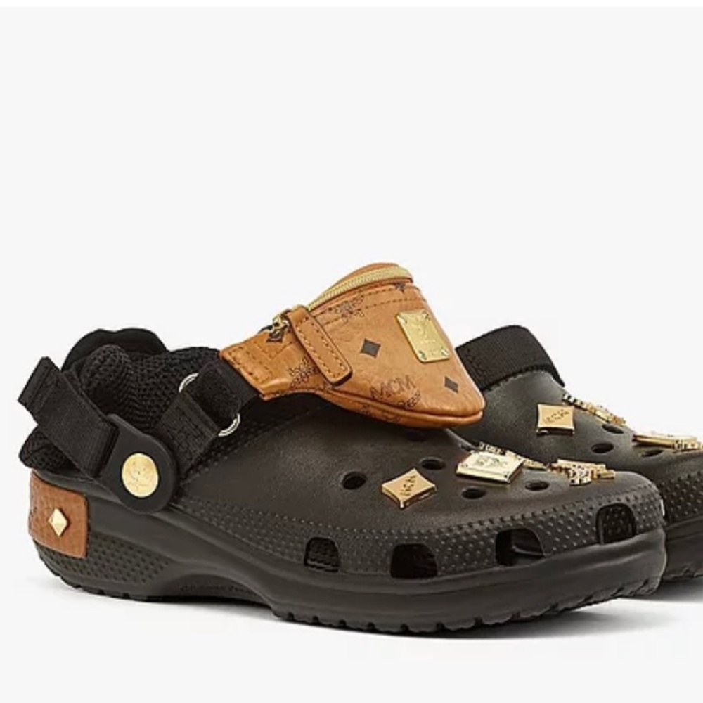 MCM x CROCS Clog w/ Belt Bag Bracelet
